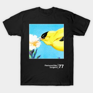 Fleetwood Mac - Songbird / Minimal Style Graphic Artwork T-Shirt